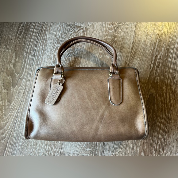 Vintage Coach Putty Tan Madison Satchel from 1980s - Picture 1 of 13